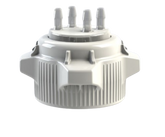 Open Top VersaCap® 83B with Molded 4x 1/4" HB Adapter
